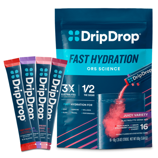 dripdrop-juicy-variety-pack-electrolyte-powder-8-oz-sticks-16-count-l2 Juicy_Variety_-_16ct_-_Transparent.png