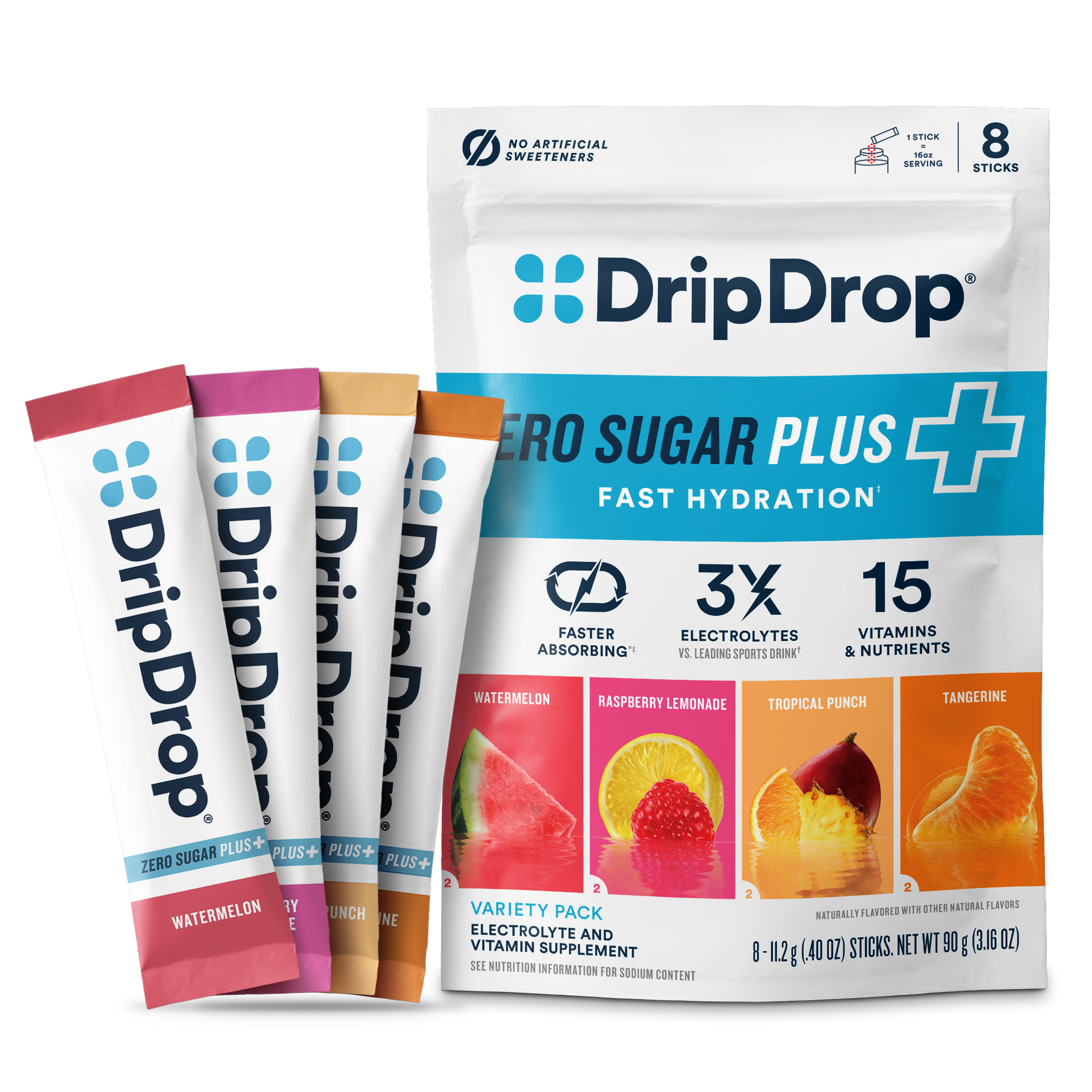 dripdrop-zero-sugar-plus-watermelon-tangerine-tropical-punch-raspberry-lemonade-16-oz-sticks-8-count-s9 Pouch_8ct_Front16ozSticks_VSPlus_Variety_A.png