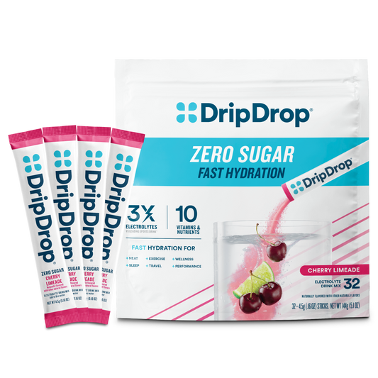 dripdrop-zero-sugar-cherry-limeade-electrolyte-powder-8-oz-sticks-32-count-t9 Zero_Cherry_Limeade_-_32ct_-_Transparent.png