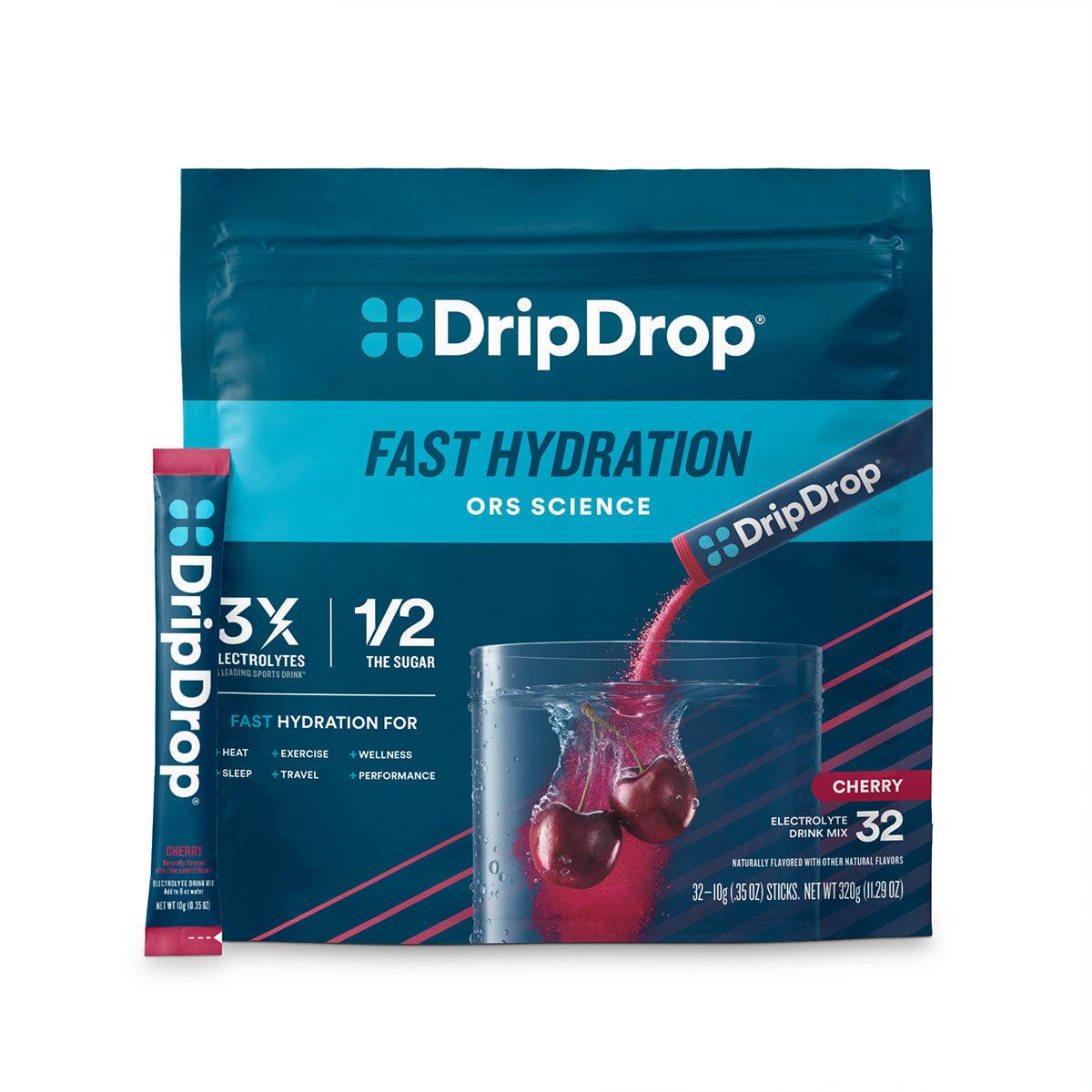 dripdrop-cherry-electrolyte-powder-8-oz-sticks-32-count-m0 eComm-OG-PDP_Hero_Cherry_1200x1200_2026_vFINAL.jpg
